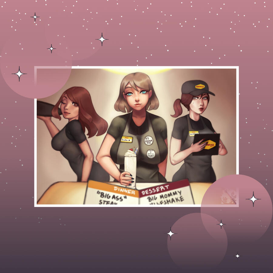 MILF Denny&#39;s Print $15.00